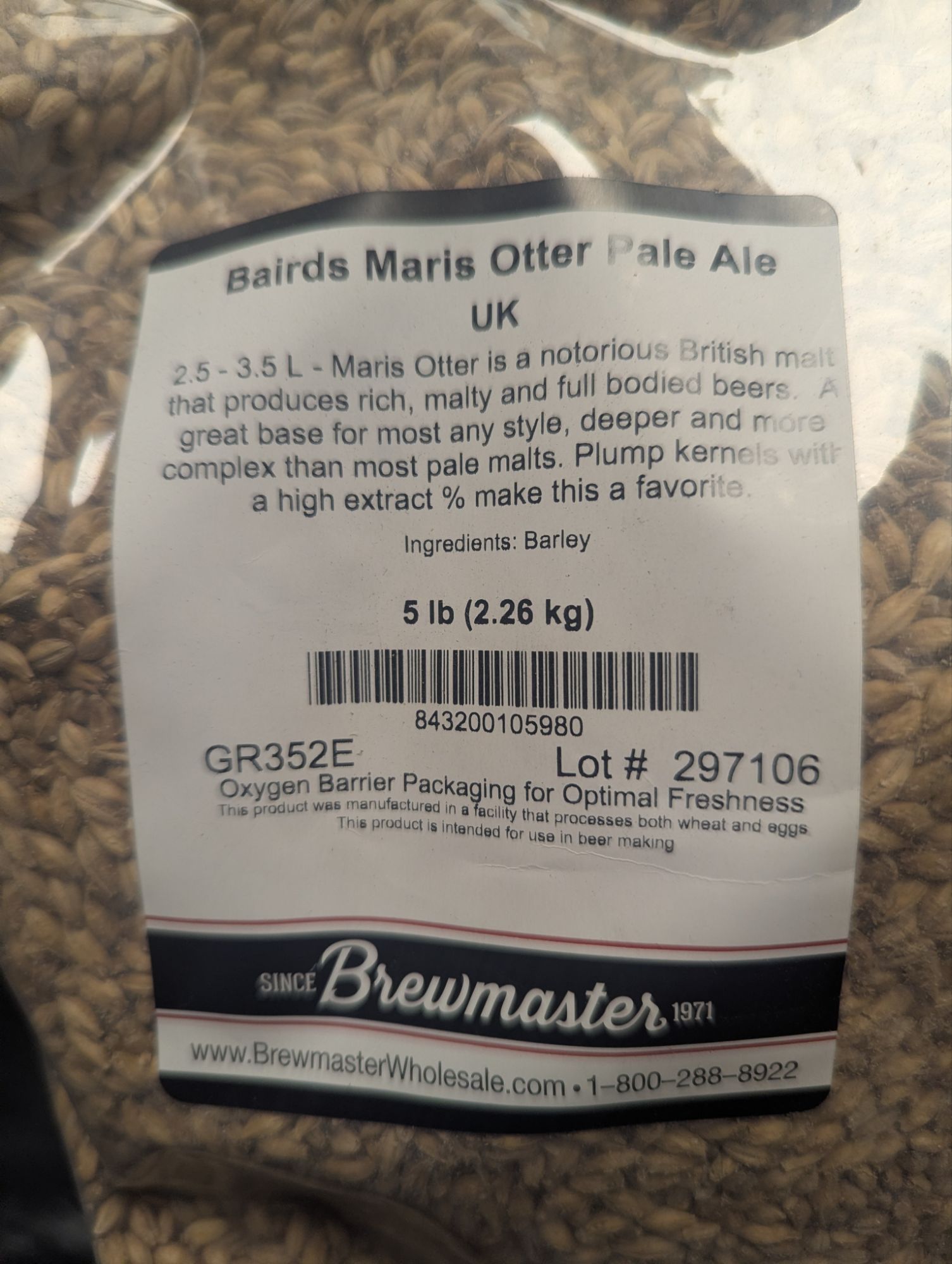 Marris Otter Citra Test Batch 11-30-25 Brewday